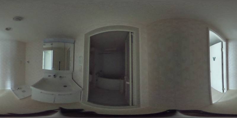 パノラマ画像バスルーム