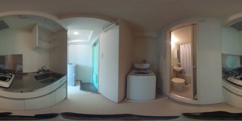 パノラマ画像キッチン