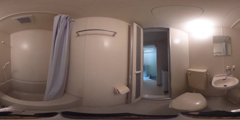 パノラマ画像バスルーム