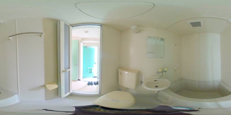パノラマ画像バスルーム