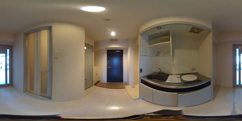 パノラマ画像キッチン