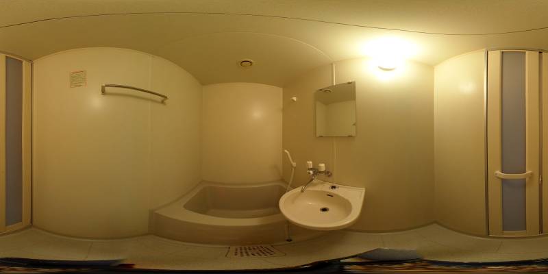 パノラマ画像バスルーム