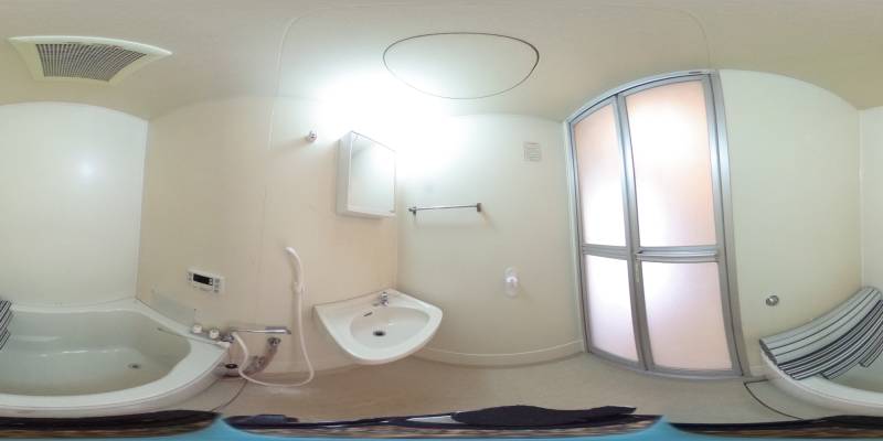 パノラマ画像バスルーム