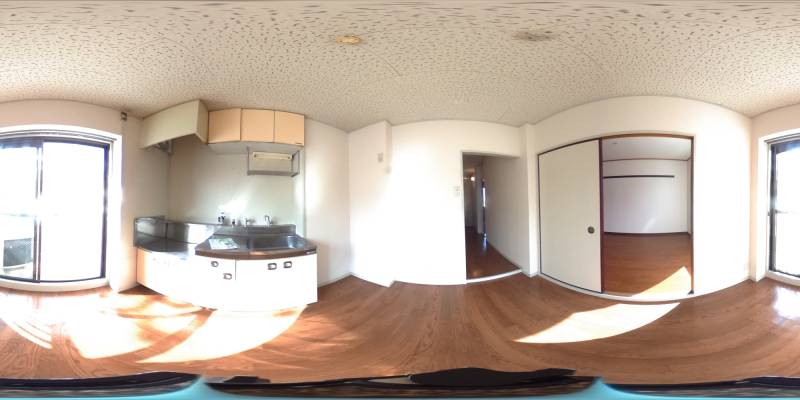 パノラマ画像キッチン