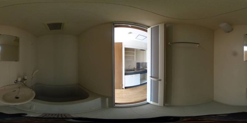パノラマ画像バスルーム