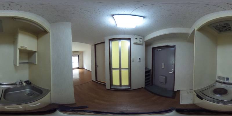 パノラマ画像キッチン