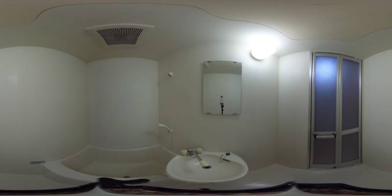 パノラマ画像バスルーム