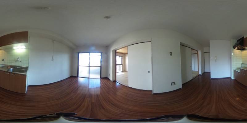 パノラマ画像キッチン