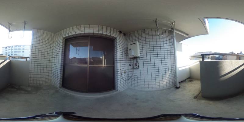 パノラマ画像バルコニー