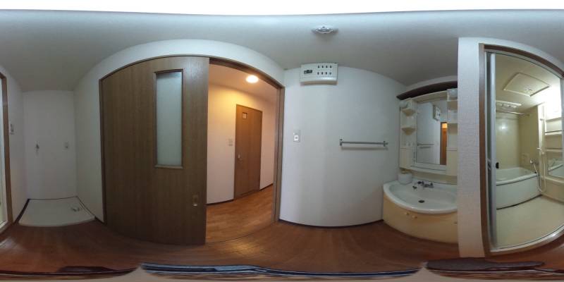 パノラマ画像洗面所