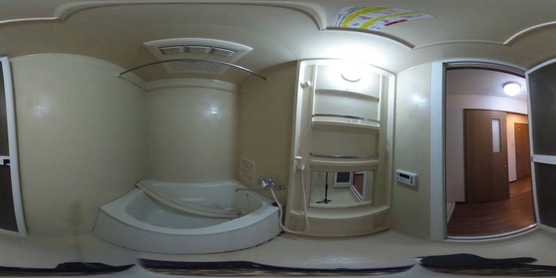 パノラマ画像バスルーム