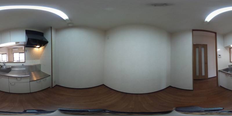 パノラマ画像キッチン