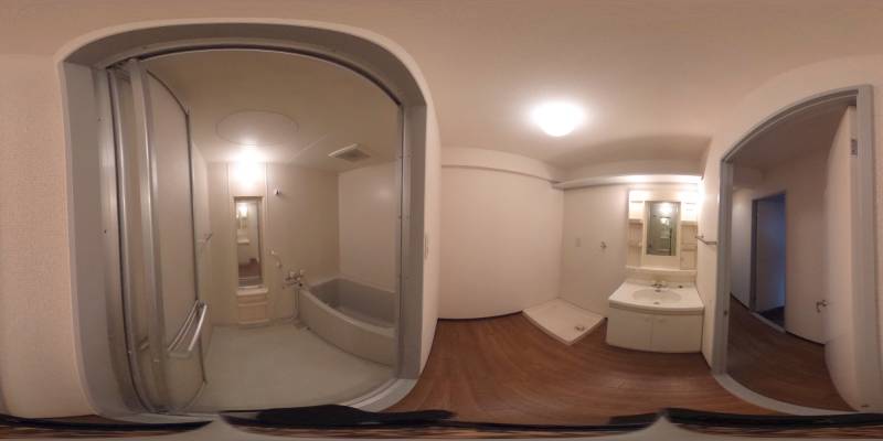 パノラマ画像バスルーム