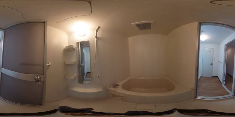 パノラマ画像バスルーム