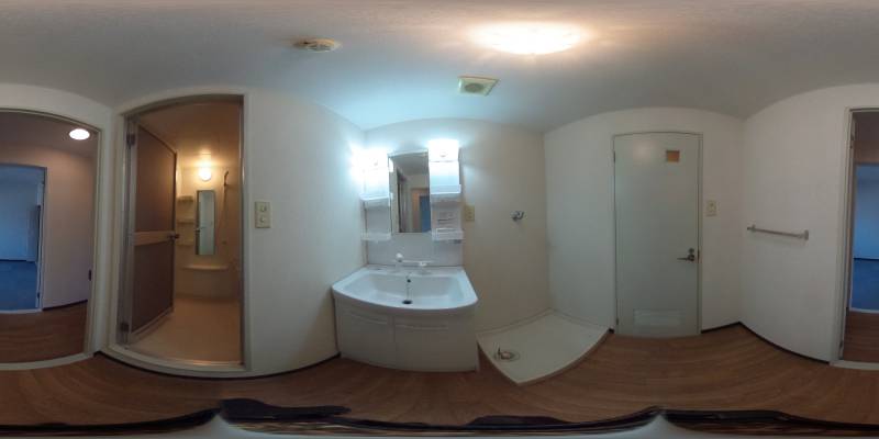 パノラマ画像洗面所