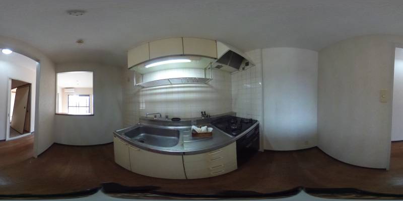 パノラマ画像キッチン
