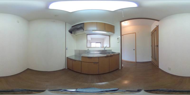 パノラマ画像キッチン