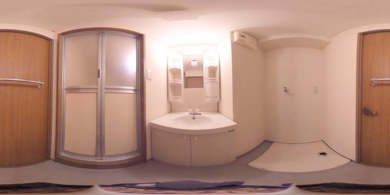 パノラマ画像洗面所