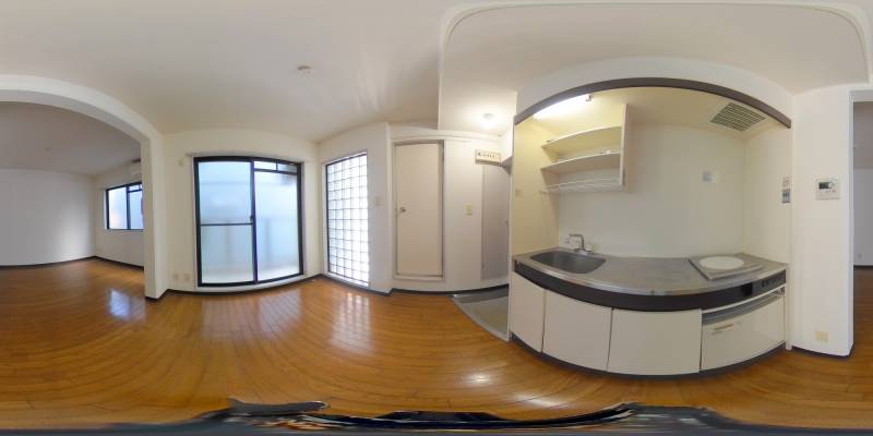 パノラマ画像キッチン