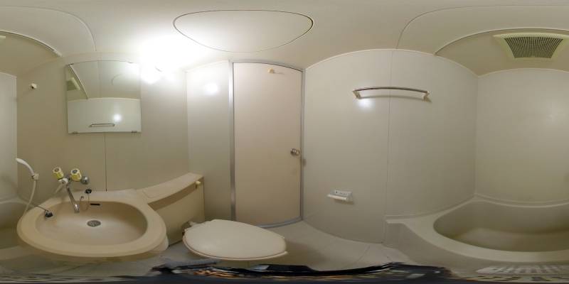 パノラマ画像バスルーム