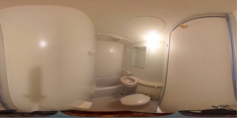 パノラマ画像バスルーム