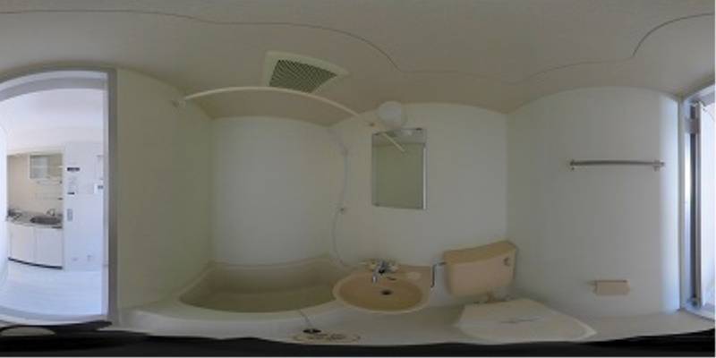 パノラマ画像バスルーム