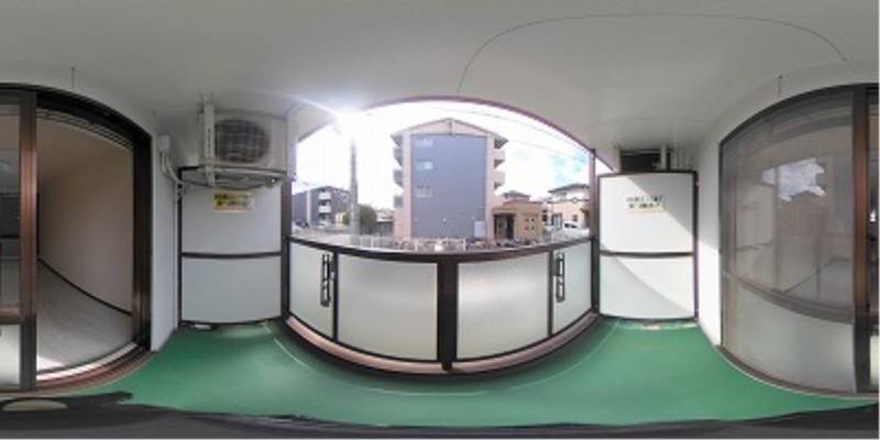 パノラマ画像バルコニー