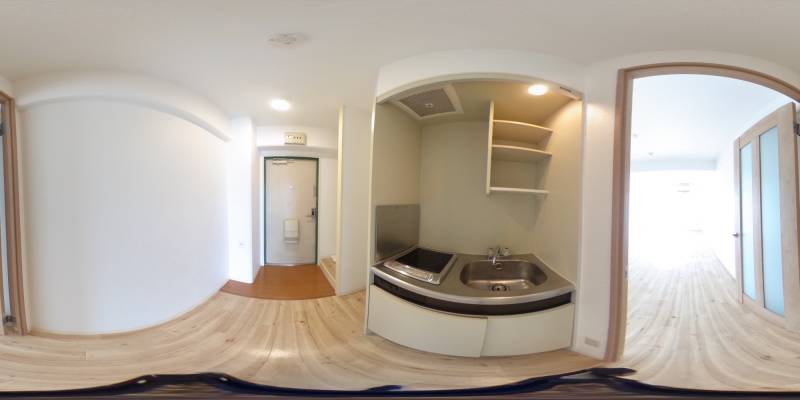 パノラマ画像キッチン