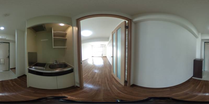 パノラマ画像キッチン