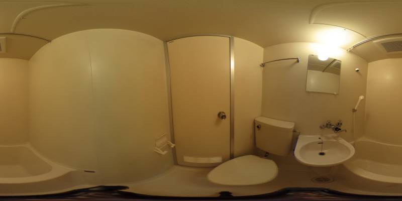 パノラマ画像バスルーム