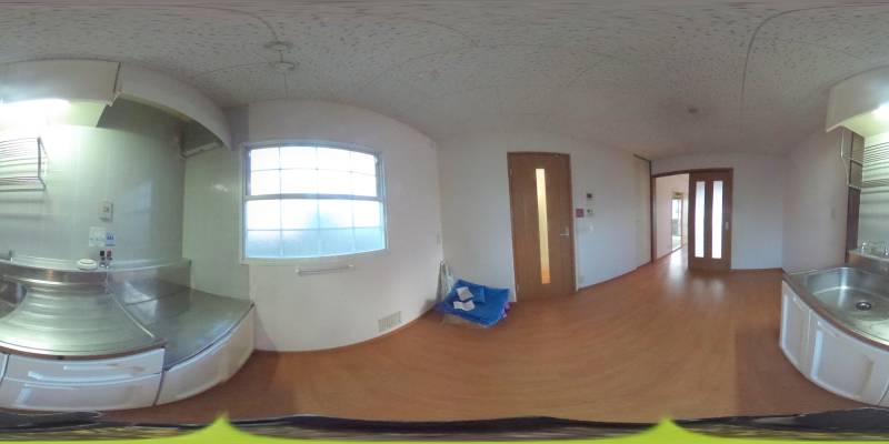 パノラマ画像キッチン