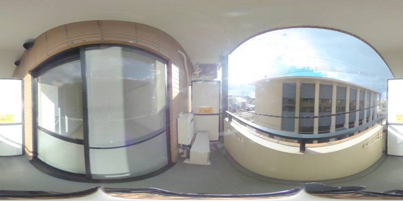 パノラマ画像バルコニー