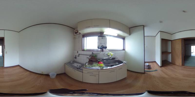 パノラマ画像キッチン