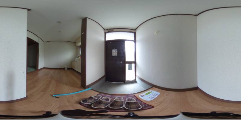 パノラマ画像玄関