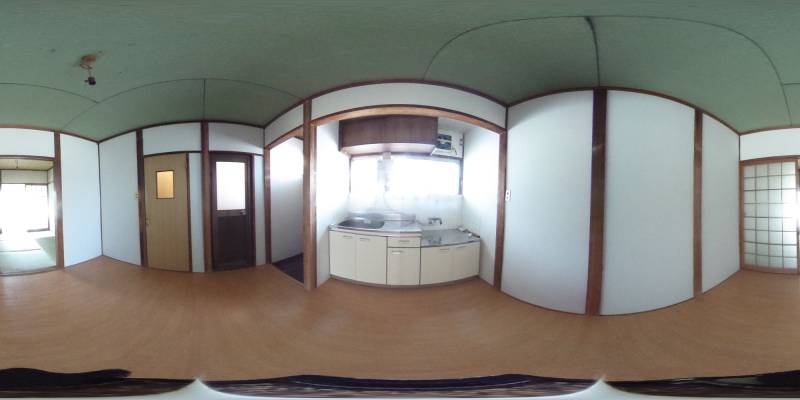 パノラマ画像キッチン