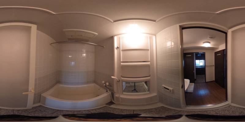 パノラマ画像バスルーム