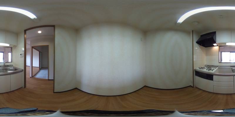 パノラマ画像キッチン