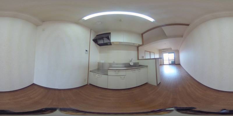 パノラマ画像キッチン