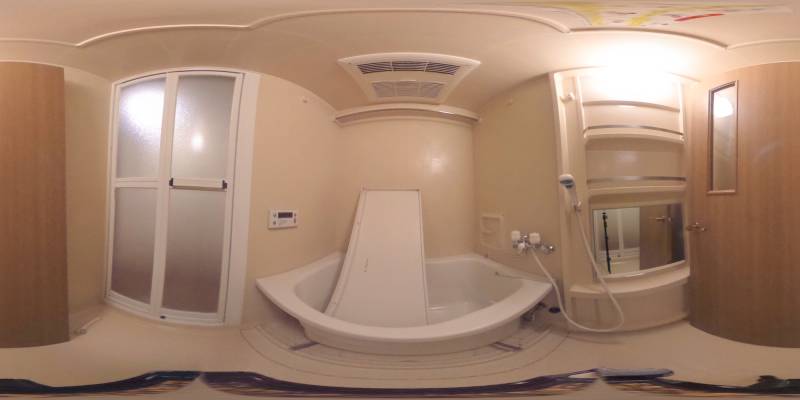 パノラマ画像バスルーム