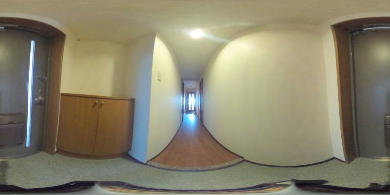 パノラマ画像玄関