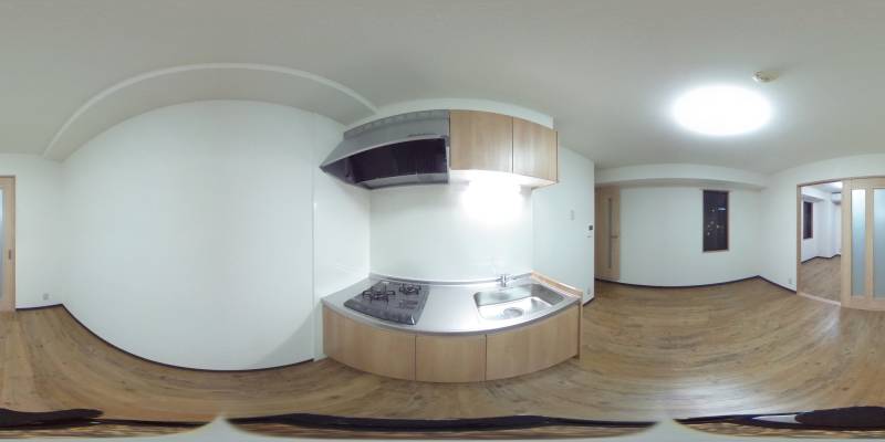 パノラマ画像キッチン