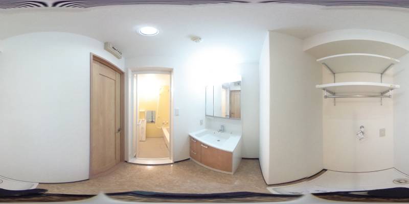 パノラマ画像洗面所