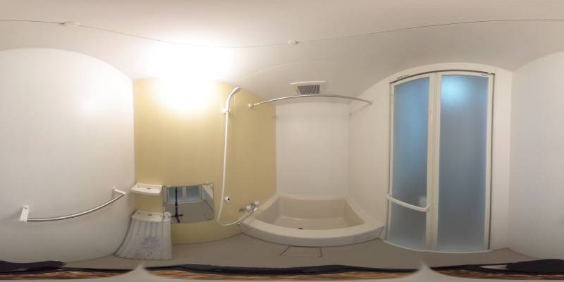 パノラマ画像バスルーム