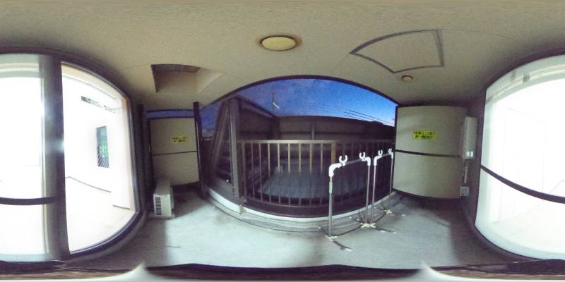 パノラマ画像バルコニー