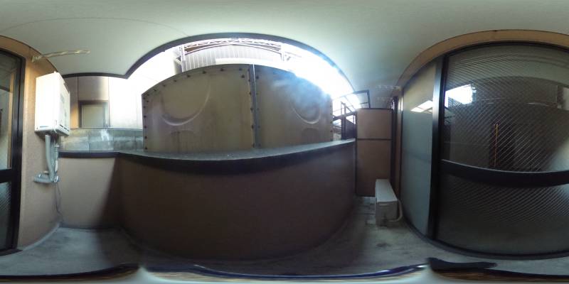 パノラマ画像バルコニー