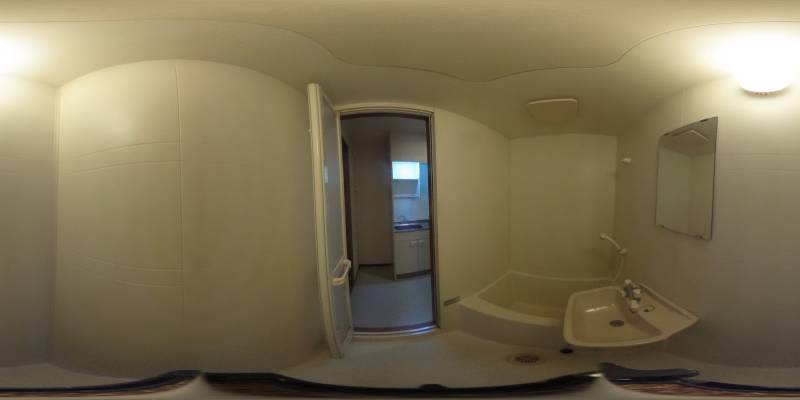 パノラマ画像バスルーム