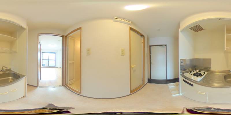 パノラマ画像キッチン