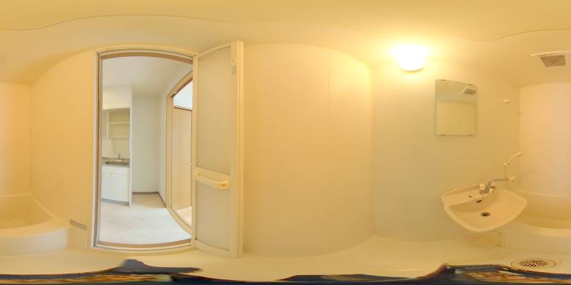 パノラマ画像バスルーム