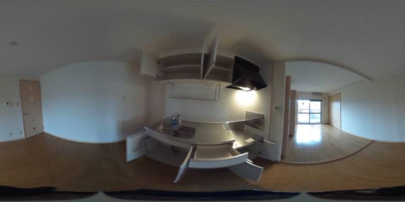 パノラマ画像キッチン