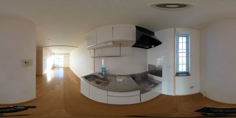 パノラマ画像キッチン